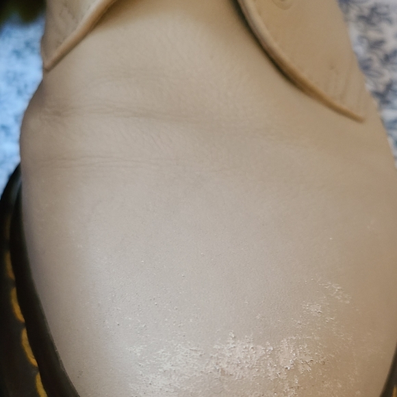 Dr. Doc Martens 1461 Cream Lace-Up Oxfords Women's Size 9 41 - Picture 10 of 10